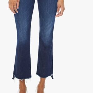 Mother The Insider Crop Step Fray size 27